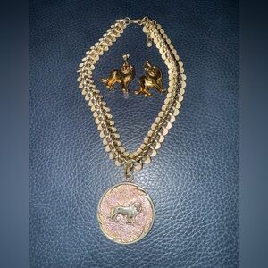 Pendant Necklace and Earrings Set